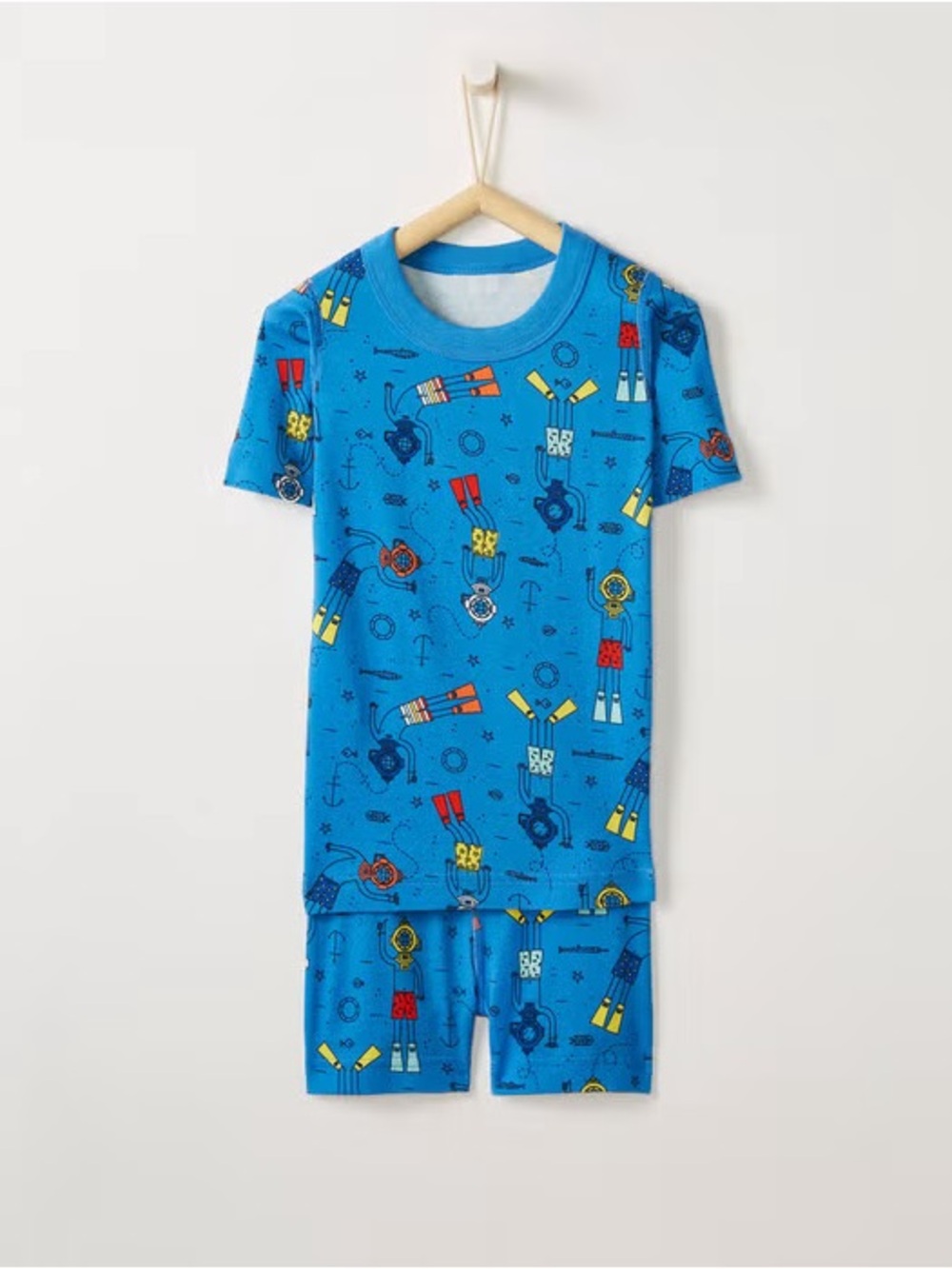 Hanna Anderson Short Sleeve Pajama Set with Suba Print